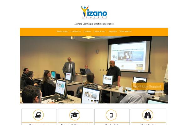 Hathor theme site design template sample