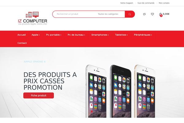 Electro-child theme site design template sample