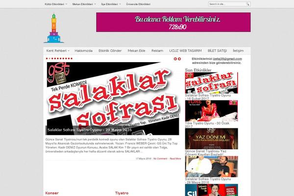 BlogNews theme site design template sample