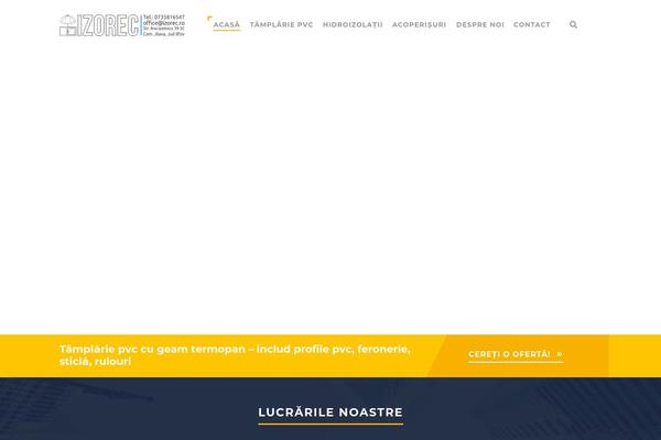 Structure theme site design template sample