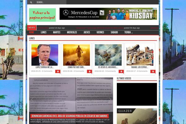 Magnus theme site design template sample