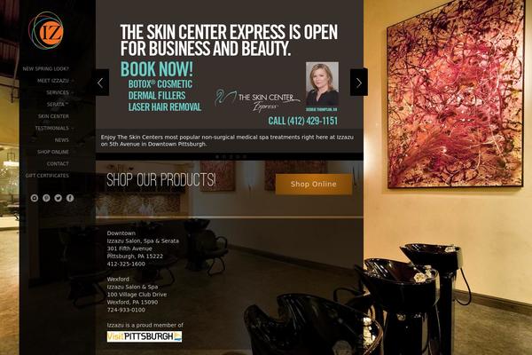 Myriad theme site design template sample