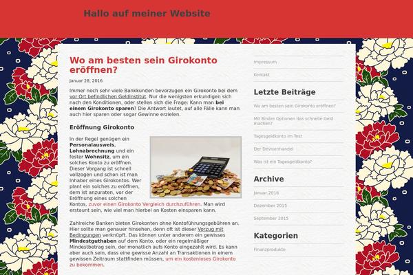 Kotenhanagara theme site design template sample