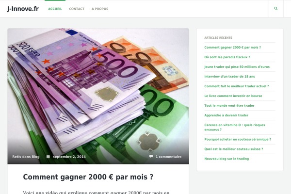 Readable theme site design template sample