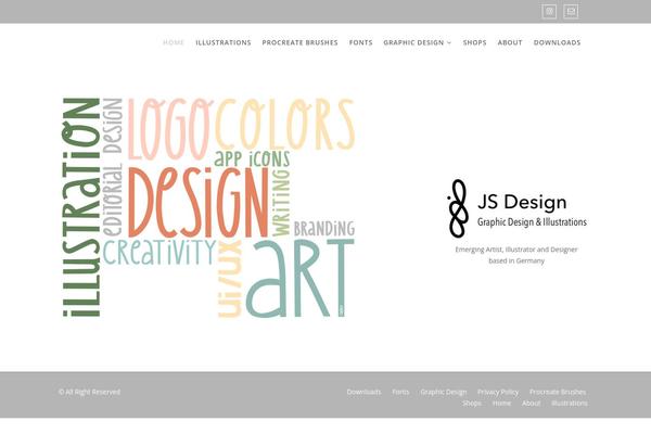 j-s-designs.de site used Portfolio-web