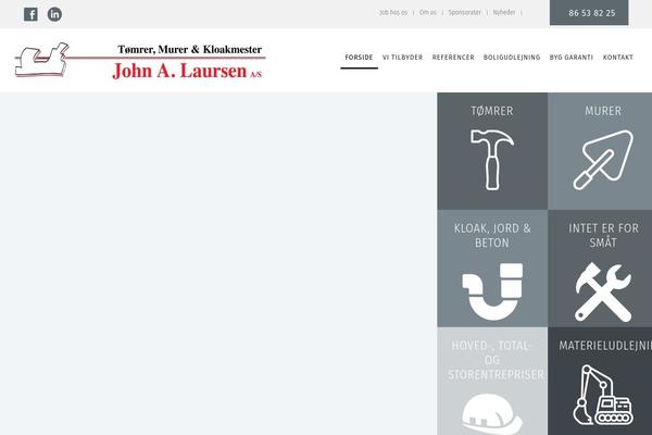 Megalith theme site design template sample