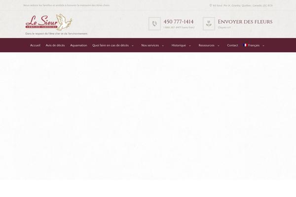 Blessing theme site design template sample