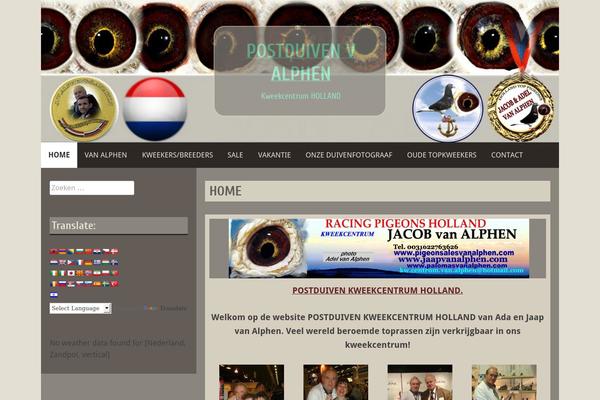 Blog Fever theme site design template sample