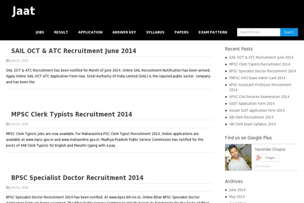 Spike theme site design template sample