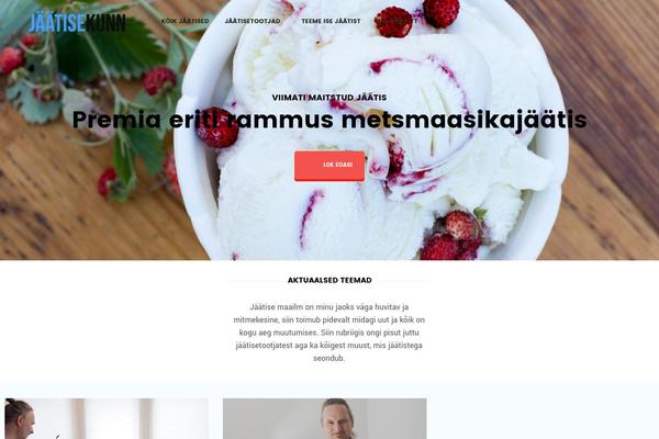 Aggregate theme site design template sample