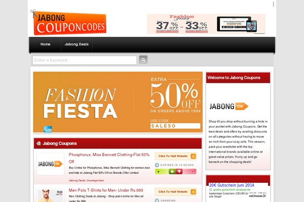 Couponpress theme site design template sample