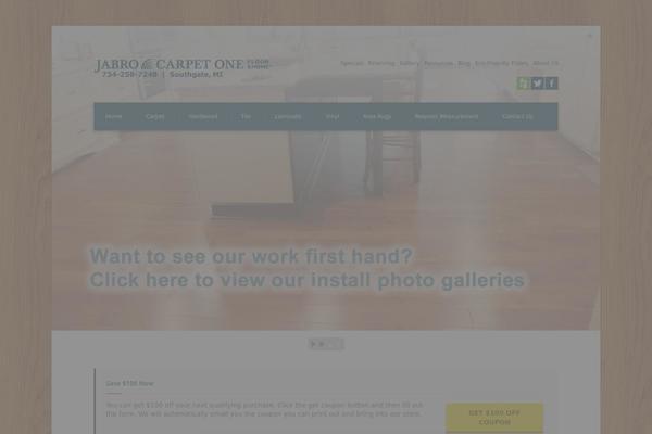 Site using Easy Portfolio plugin