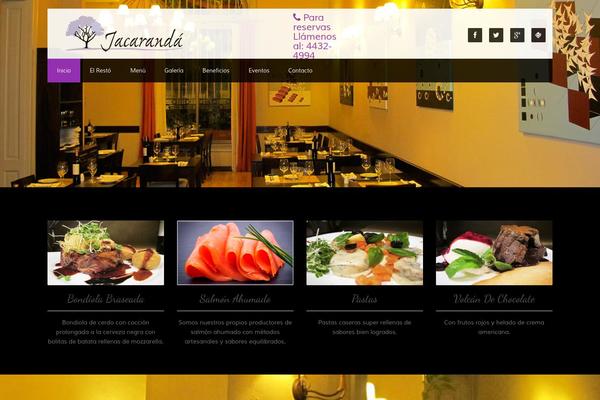 Foodeez Lite theme site design template sample