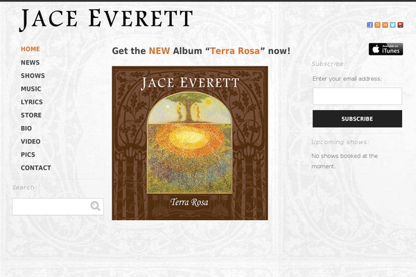Site using GigPress plugin