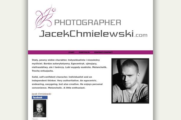 ProPhoto 3 theme site design template sample