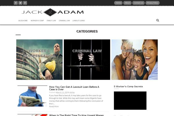 Nitro theme site design template sample