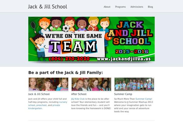 Simplicity theme site design template sample