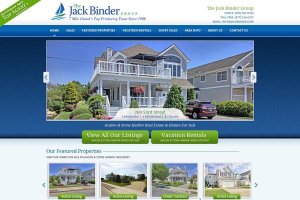 jackbinder.com site used Binder