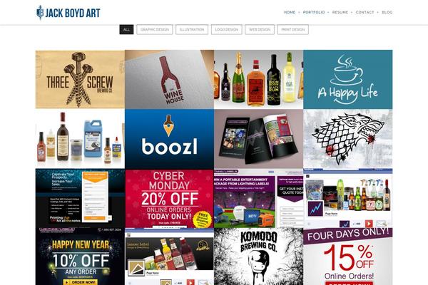 Brooklyn theme site design template sample