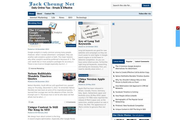 Livewire theme site design template sample