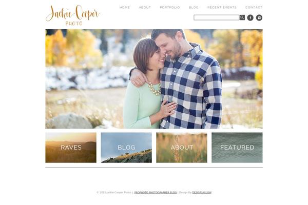 Prophoto4 theme site design template sample