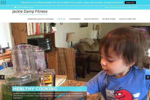jackiedampfitness.com site used SKT Yogi Lite