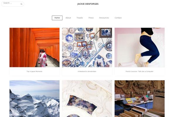 Thesis 1.8.5 theme site design template sample