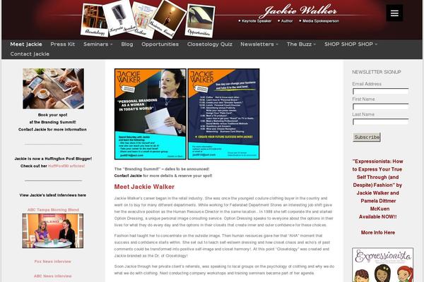 jackiewalker.com site used Hueman-master-child