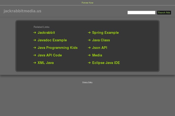 ModXBlog theme site design template sample