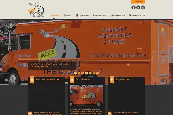 Dine & Drink theme site design template sample