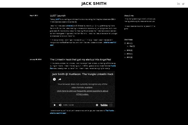 Site using Norman Advanced Archive Widget plugin