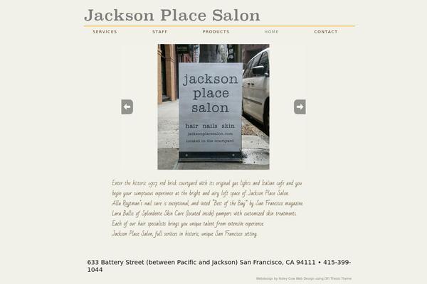 Thesis 1.8.5 theme site design template sample