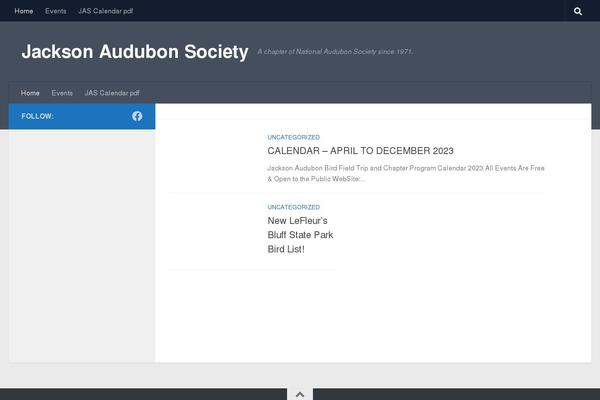 jacksonaudubonsociety.org site used Jas