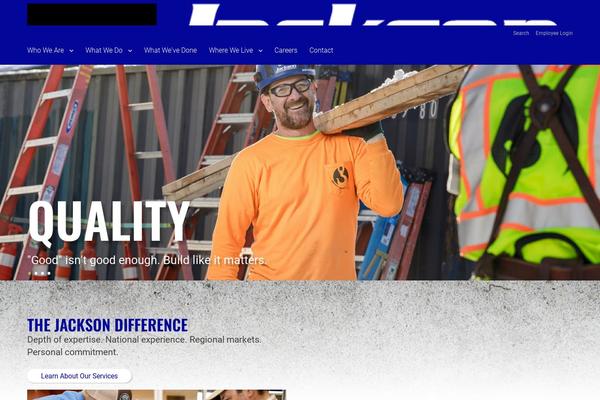 jacksoncontractorgroup.com site used Twentysixteen-child-minimize