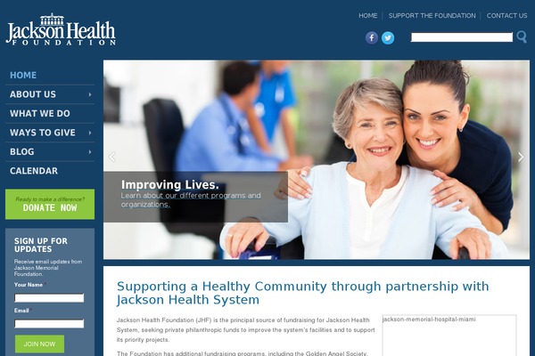 jacksonhealthfoundation.org site used Jackson