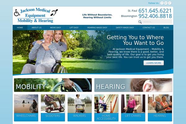 Infinite theme site design template sample