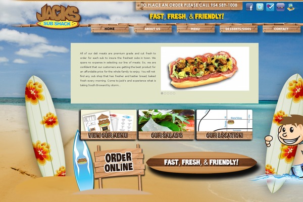 jackssubshack.com site used Jacks
