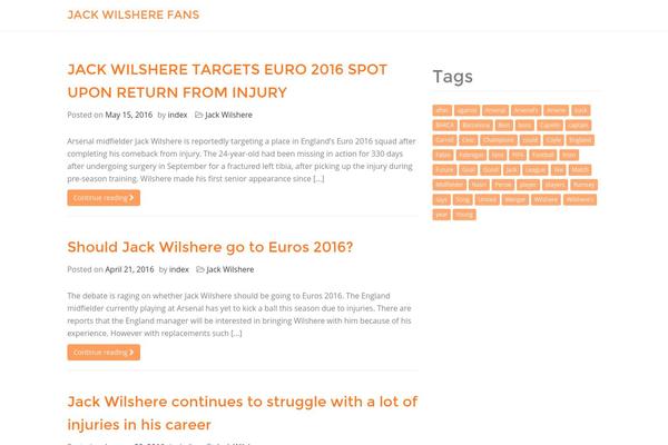 bootcake theme site design template sample