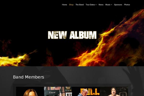 Vocal theme site design template sample