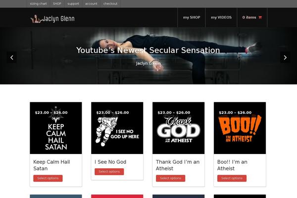 For The Cause theme site design template sample