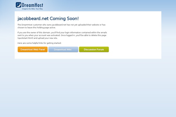 Dreamhost theme site design template sample