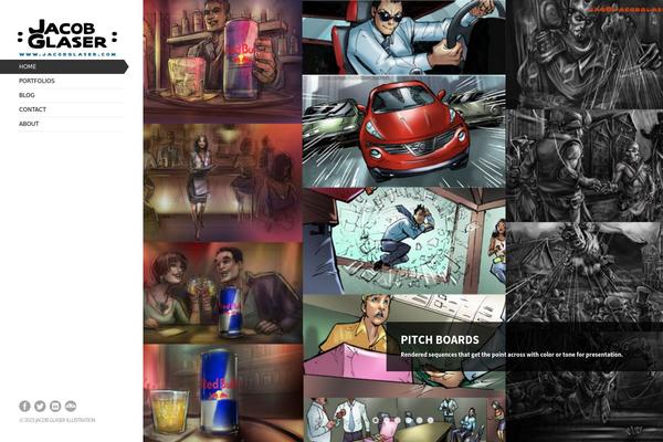 jacobglaser.com site used Karakter