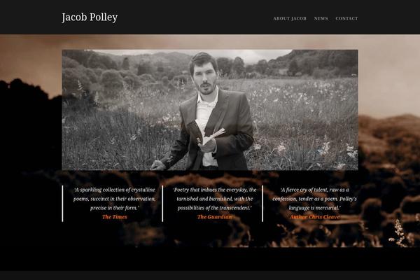 Mono theme site design template sample
