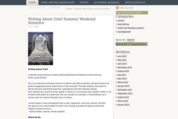 jacobscheier.org site used Simple Blog Design