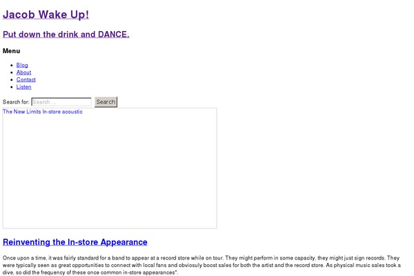 One Page Express theme site design template sample