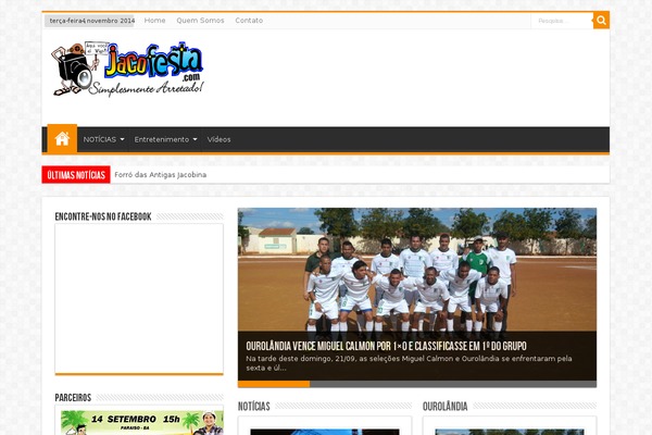 Site using iSlidex plugin