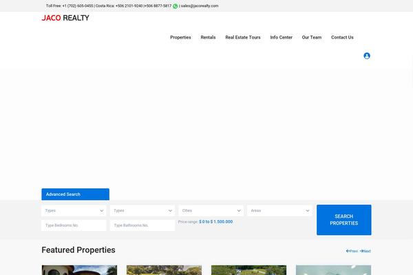 jacorealty.com site used WP Residence