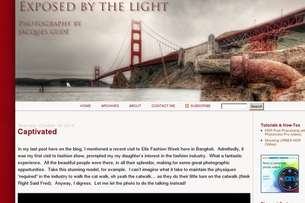 ProPhoto 3 theme site design template sample