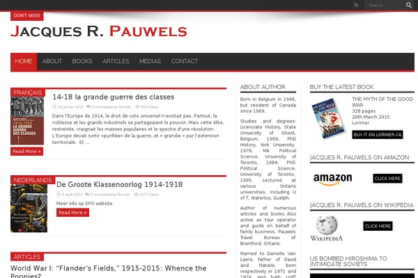 Jarida theme site design template sample