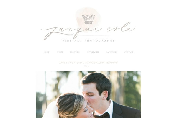 Prophoto4 theme site design template sample